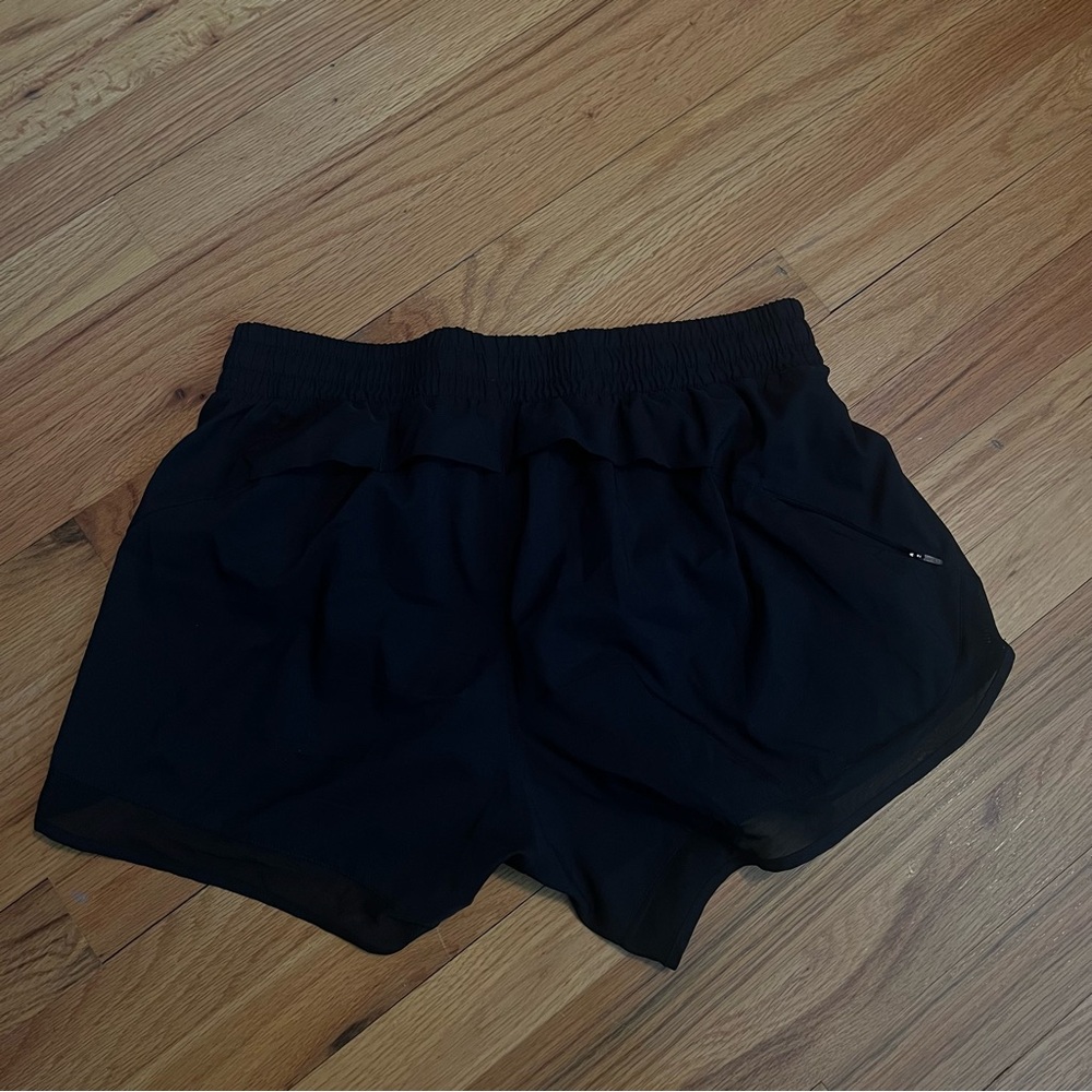Athleta Mesh Racer 4”Women's Shorts - Black - Picture 4 of 11